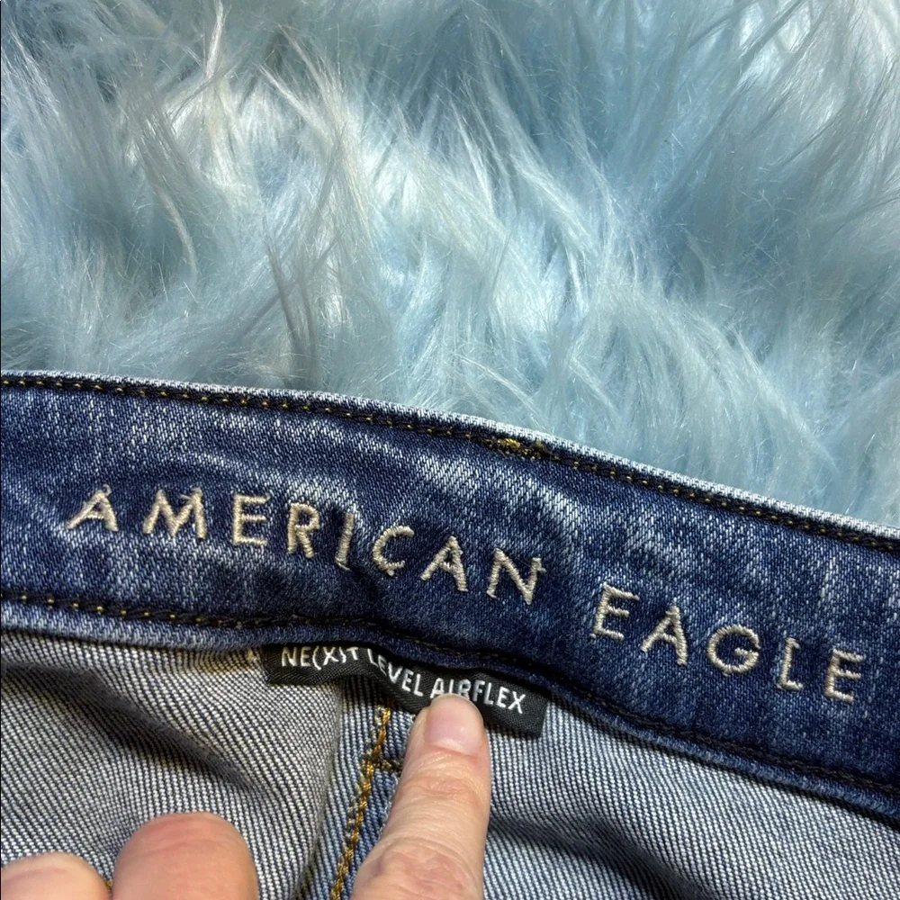 American Eagle Outfitters Skinny Fit Distressed Denim Jeans Sz 28X28